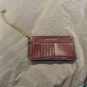 Michael Kors chain wristlet